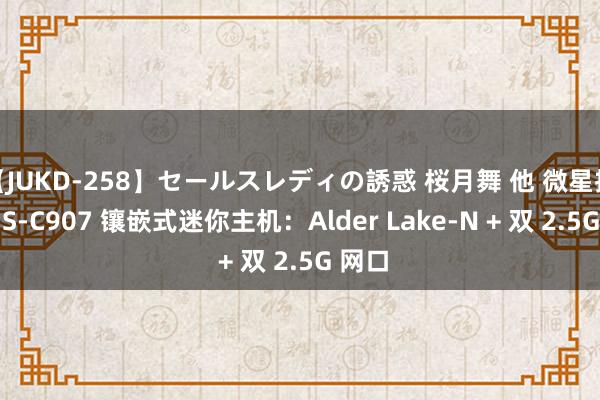 【JUKD-258】セールスレディの誘惑 桜月舞 他 微星推出 MS-C907 镶嵌式迷你主机：Alder Lake-N + 双 2.5G 网口