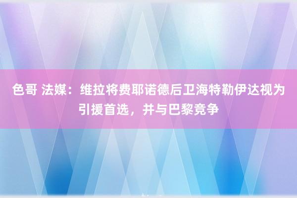 色哥 法媒：维拉将费耶诺德后卫海特勒伊达视为引援首选，并与巴黎竞争